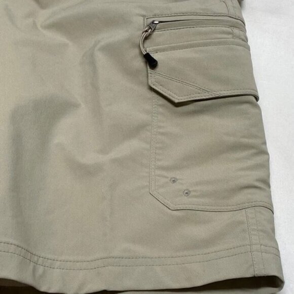 George Performance Cargo Shorts Men's 30" Khaki Knee Length Easy Care UPF 30 NWT - Picture 8 of 13